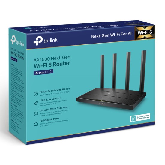 TP-Link router Archer AX12 V1