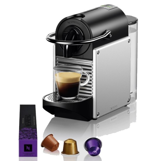 Καφετιέρα για Κάψουλες De'Longhi Pixie Silver (EN127.S)