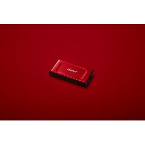 Kingston XS1000 USB-C Εξωτερικός SSD 1TB 1.8" Κόκκινο (SXS1000R/1000G)