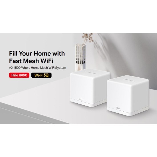 Mercusys Halo H60X v1 WiFi 2-pack