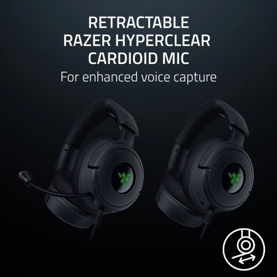 Gaming Headset Razer Kraken v4 X USB RGB Black (RZ04-05180100-R3M1)