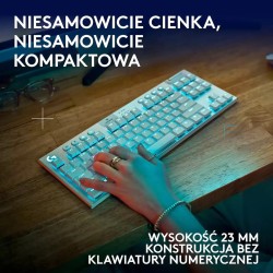 Ασύρματο Gaming Πληκτρολόγιο Logitech G915 X Lightspeed TKL Λευκό Tactile Switch (920-012737)