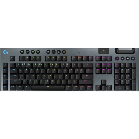 Ασύρματο Gaming Πληκτρολόγιο Logitech G915 X Lightspeed Black (920-012709)