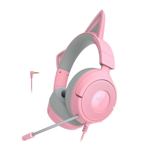 Headset Razer Kraken Kitty V3 X Quartz (RZ04-05350100-R3M1)