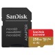 Sandisk Extreme microSDXC 256GB Class 10 U3 V30 A2 with Adapter Mobile (SDSQXAV-256G-GN6MA)