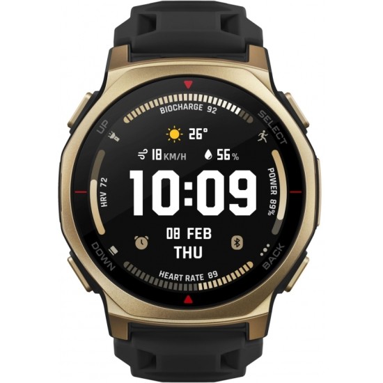 Amazfit T-Rex 3 Pro 44mm Tactical Black/Gold (W2548GL1N)