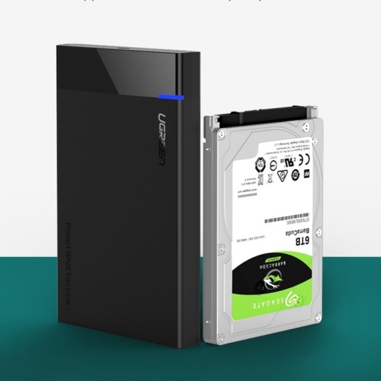 Θήκη για Σκληρό Δίσκο Ugreen 2.5" SATA III με σύνδεση USB 3.1 Type-C (US221)