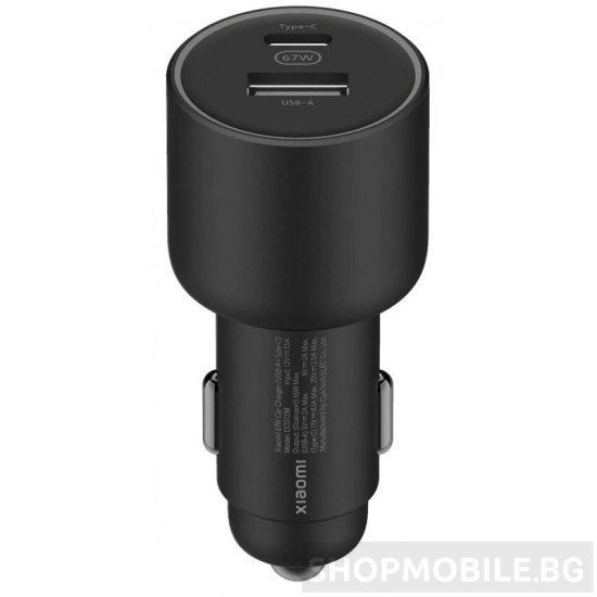 Φορτιστής Αυτοκινήτου Xiaomi 67W 1xUSB 1xType-C (BHR6814GL)