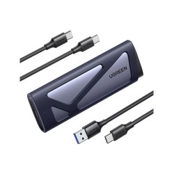 Θήκη για Σκληρό Δίσκο Ugreen M.2 SATA III NVME με σύνδεση Type-C Γκρι (CM767)