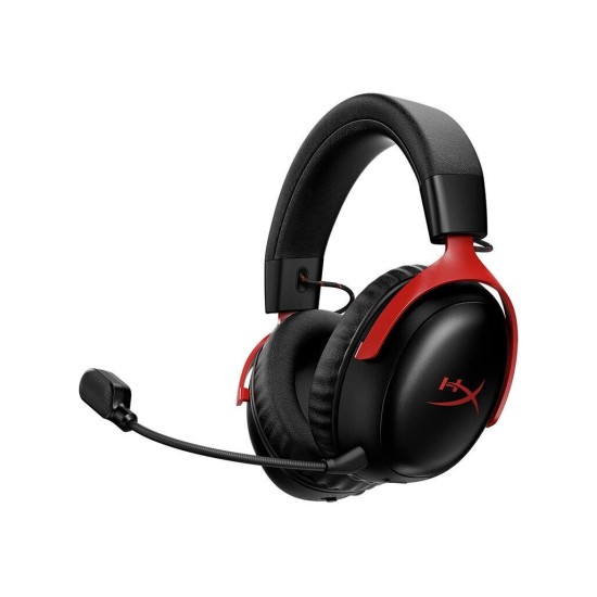 Gaming Headset HyperX Cloud III S Wireless Μαύρο / Κόκκινο (A59Z0AA)