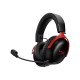 Gaming Headset HyperX Cloud III S Wireless Μαύρο / Κόκκινο (A59Z0AA)