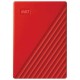 Western Digital My Passport 2019 2TB 2.5" Κόκκινο (WDBYVG0020BRD-WESN)
