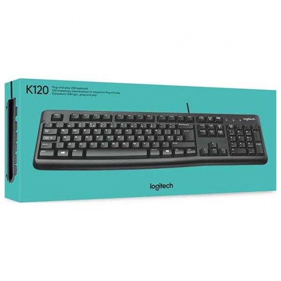 Πληκτρολόγιο Logitech K120 Αγγλικό US (920-002479)