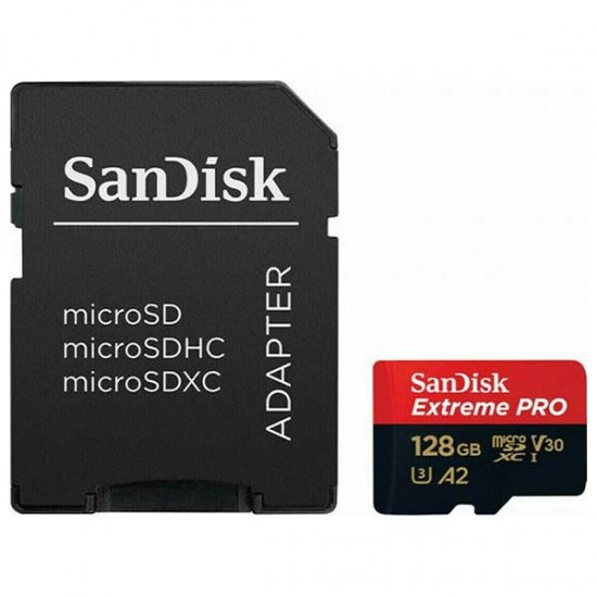 Sandisk Extreme Pro microSDXC 128GB Class 10 U3 V30 (SDSQXCD-128G-GN6MA)