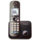 Ασύρματο Τηλέφωνο Panasonic KX-TG6811 Καφέ Ασύρματο Τηλέφωνο Panasonic KX-TG6811 Καφέ