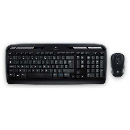 Σετ Πληκτρολόγιο & Ποντίκι Logitech Wireless Combo MK330 Αγγλικό US (920-003999)