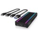 Θήκη Σκληρού Δίσκου Icy Box M.2 PCI Express NVME με σύνδεση USB 3.1 Type-C (IB-1824ML-C31)