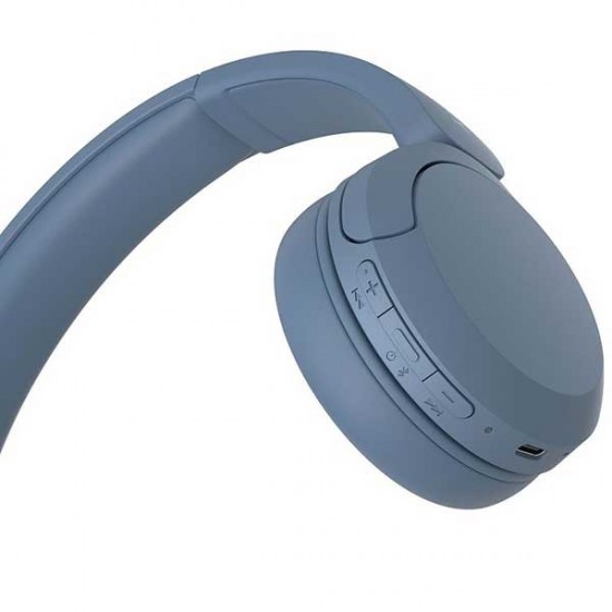 Ασύρματα Bluetooth On Ear Ακουστικά Sony WH-CH520 Μπλε (WHCH520L.CE7)