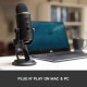 Μικρόφωνο Logitech Yeti USB Black (988-000229)
