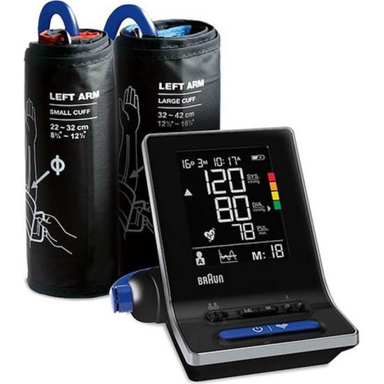 Ηλεκτρονικό Πιεσόμετρο Μπράτσου Braun Exact Fit 5 Connect (BUA6350EU)