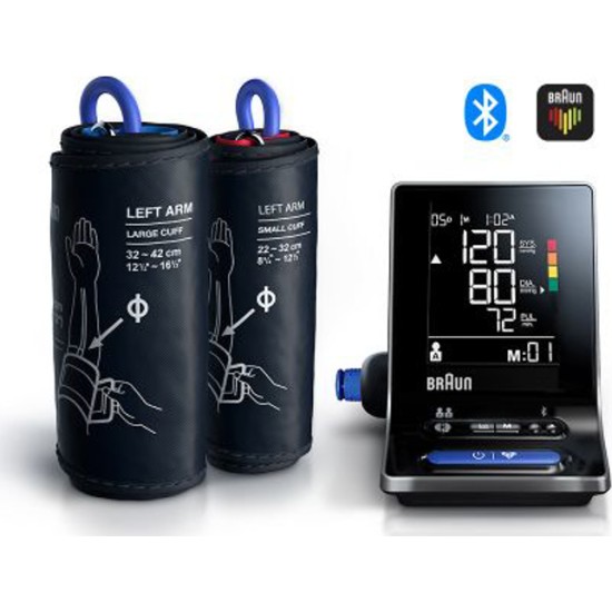 Ηλεκτρονικό Πιεσόμετρο Μπράτσου Braun Exact Fit 5 Connect (BUA6350EU)