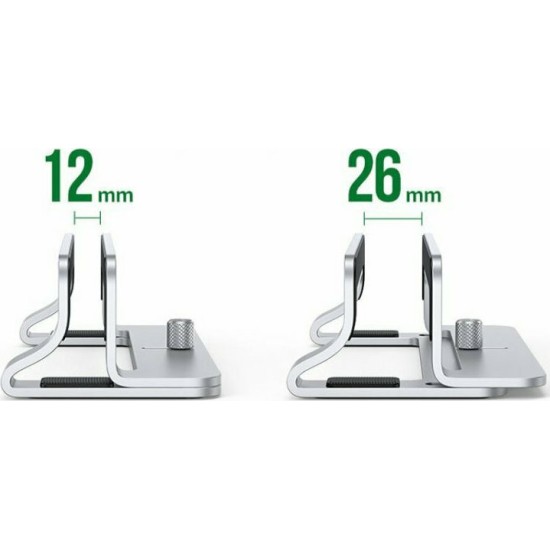 Vertical Laptop Stand Ugreen έως 15.6" Ασημί (LP258)