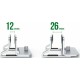 Vertical Laptop Stand Ugreen έως 15.6" Ασημί (LP258)