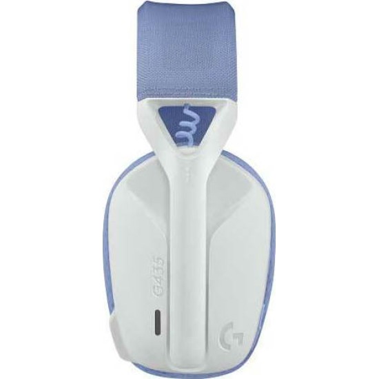 Logitech G435 Lightspeed Ασύρματο Over Ear Gaming Headset Λευκό (981-001074)