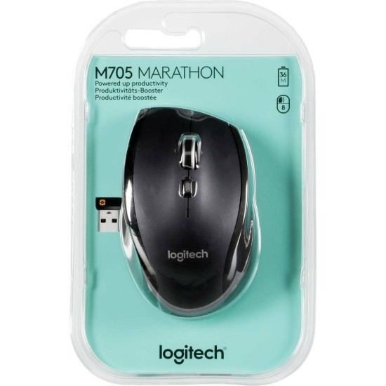 Ποντίκι Logitech Marathon M705 Black/Silver (910-006034)