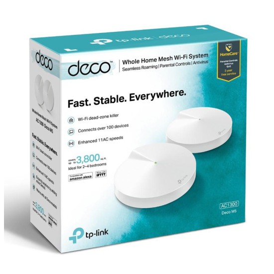 TP-LINK Deco M5 Mesh Access Point Wi-Fi 5 2.4 & 5GHz 2-PACK (Deco M5 v1 2-PACK) TP-LINK Deco M5 Mesh Access Point Wi-Fi 5 2.4 & 5GHz 2-PACK (Deco M5 v1 2-PACK)