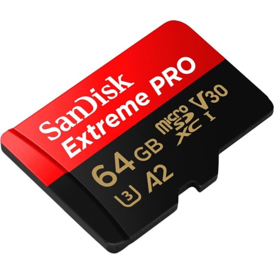 Sandisk Extreme Pro microSDXC 64GB Class 10 U3 V30 (SDSQXCU-064G-GN6MA)