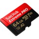 Sandisk Extreme Pro microSDXC 64GB Class 10 U3 V30 (SDSQXCU-064G-GN6MA)