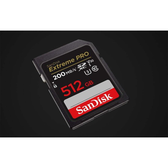 SanDisk 512GB Extreme PRO SDXC UHS-I Memory Card (SDSDXXD-512G-GN4IN)
