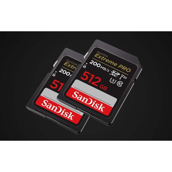 SanDisk 512GB Extreme PRO SDXC UHS-I Memory Card (SDSDXXD-512G-GN4IN)