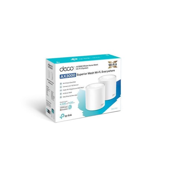 TP-LINK Deco X50 v1 WiFi Mesh Network 2-Pack (DECO X50 2-Pack)
