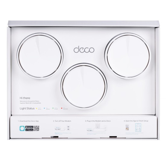 TP-LINK Deco X50 v1 WiFi Mesh Network 3-Pack (DECO X50 3-PACK)