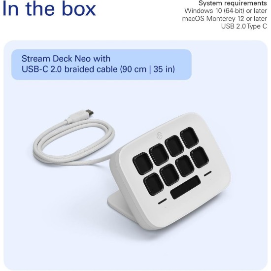 Elgato Stream Deck Neo White (10GBJ9901)