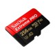 Sandisk Extreme Pro microSDXC 256GB Class 10 U3 V30 (SDSQXCD-256G-GN6MA)