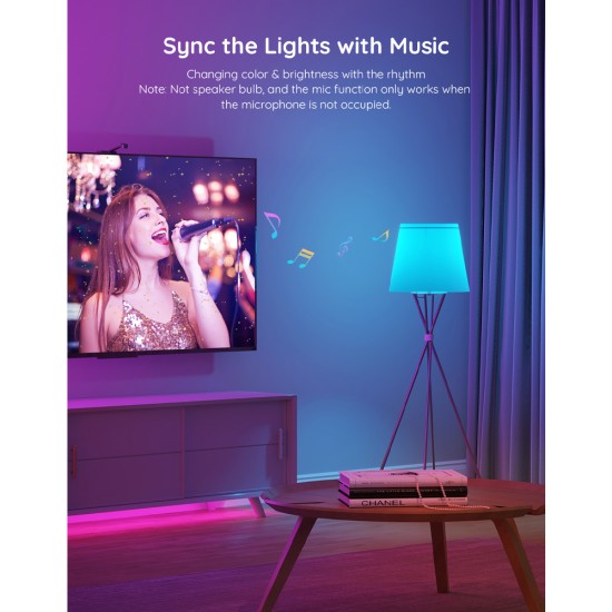 Govee Smart Λάμπα LED 9W E27 RGB 800lm (H6004)