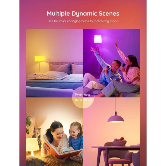 Govee Smart Λάμπα LED 9W E27 RGB 800lm (H6004)