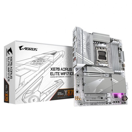 Motherboard Gigabyte X870 Aorus Elite WIFI7 ICE Motherboard Gigabyte X870 Aorus Elite WIFI7 ICE