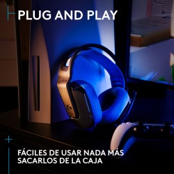Gaming Headset Ασύρματο Logitech G535 Blue Black (939-002219)
