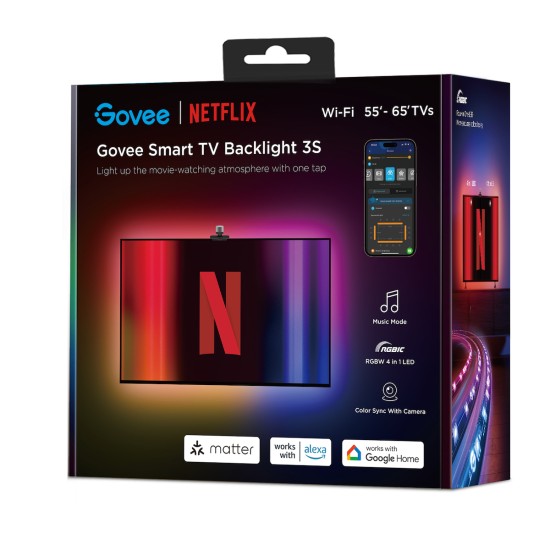 Govee Netflix Envisual TV Backlight 55-65 Inch (H6098CD1)
