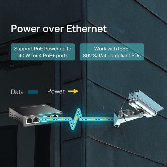 Switches TP-LINK 5-Port TL-SG1005LP L2 v2