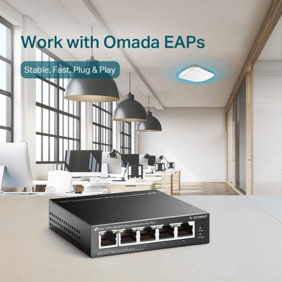 Switches TP-LINK 5-Port TL-SG1005LP L2 v2