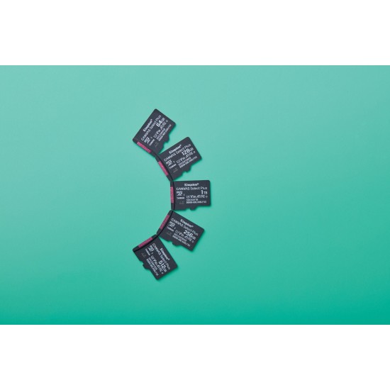 Κάρτα Μνήμης Kingston Canvas Select Plus microSDXC 64GB with Adapter (SDCS3/64GB)