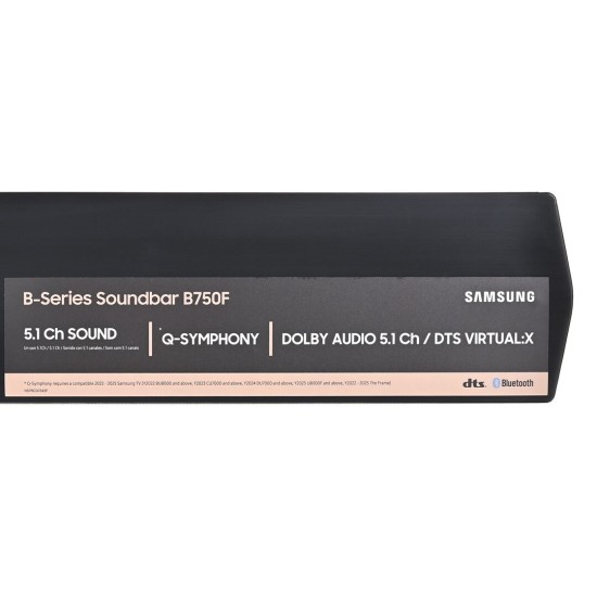 Samsung HW-B750F Soundbar 5.1 Bluetooth Μαύρο (HW-B750F/EN)