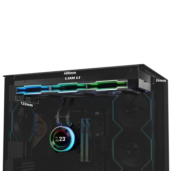 Υδρόψυξη Lian Li Hydroshift II LCD-C 360TL RGB Black (G89.GHS2LCD36TB.00) Υδρόψυξη Lian Li Hydroshift II LCD-C 360TL RGB Black (G89.GHS2LCD36TB.00)