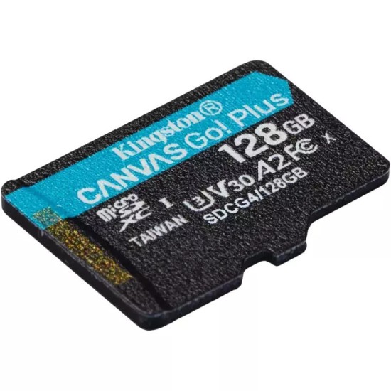 Κάρτα Μνήμης Kingston Canvas Go Plus microSDXC 128GB with Adapter (SDCG4/128GB)