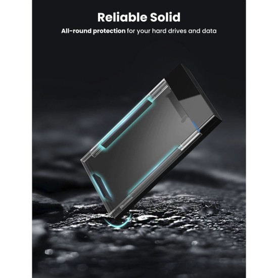 Θήκη για Σκληρό Δίσκο Ugreen 2.5" SATA III με σύνδεση USB 3.1 Type-C (US221)